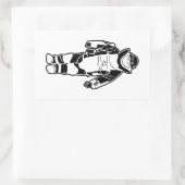 Sticker Rectangulaire Costume de bombe (Sac)