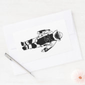 Sticker Rectangulaire Costume de bombe (Enveloppe)