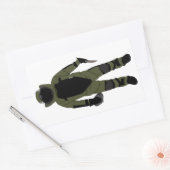 Sticker Rectangulaire Costume de bombe (Enveloppe)