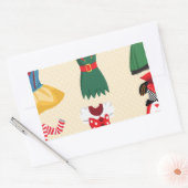 Sticker Rectangulaire costumes d'halloween (Enveloppe)