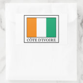 Sticker Rectangulaire Côte d'Ivoire (Sac)