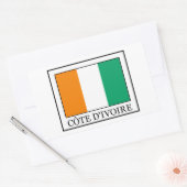 Sticker Rectangulaire Côte d'Ivoire (Enveloppe)