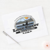 Sticker Rectangulaire Côte perdue Kayak Angler (Enveloppe)