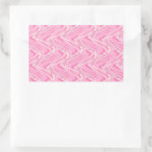 Sticker Rectangulaire Coton Candy rose Abstrait (Sac)