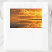 Sticker Rectangulaire Coucher de soleil (Sac)