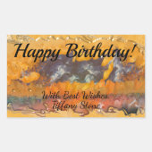 Sticker Rectangulaire Coucher de soleil Abstrait 0612 (Devant)