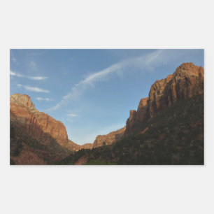 Sticker Rectangulaire Coucher du soleil à Canyon Junction dans le parc n