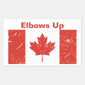 Sticker Rectangulaire Coudes (Devant)