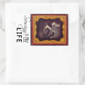 Sticker Rectangulaire Coudre Est Ma Vie (Sac)