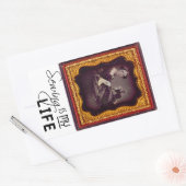 Sticker Rectangulaire Coudre Est Ma Vie (Enveloppe)