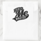 Sticker Rectangulaire Couleur Arrière - plan personnalisable pour Hug Me (Sac)