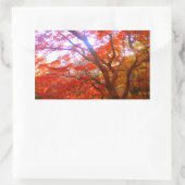 Sticker Rectangulaire Couleur d'automne (Sac)