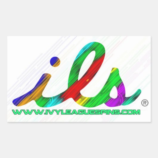 Sticker Rectangulaire couleur des bobines (Devant)
