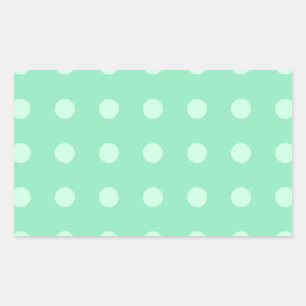 Sticker Rectangulaire Couleur élégante personnalisée couleur verte de la