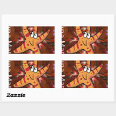 Sticker Rectangulaire Couleur en cours (Feuille)