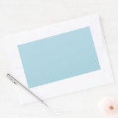 Sticker Rectangulaire Couleur solide Bleu clair (Enveloppe)