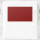 Sticker Rectangulaire Couleur solide Maroon (Sac)