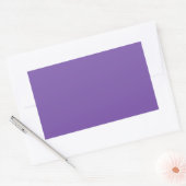 Sticker Rectangulaire Couleur unique Royal Purple Designer (Enveloppe)