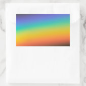 Sticker Rectangulaire Couleurs de spectre (Sac)
