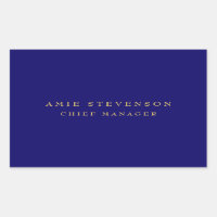 Couleurs d'or bleu Professional Classic Plain