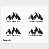 Sticker Rectangulaire Couloir Season Rocks (Feuille)