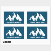 Sticker Rectangulaire Couloir Season Rocks (Feuille)