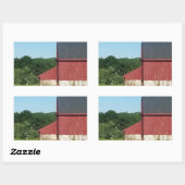 Sticker Rectangulaire Country Barn (Feuille)