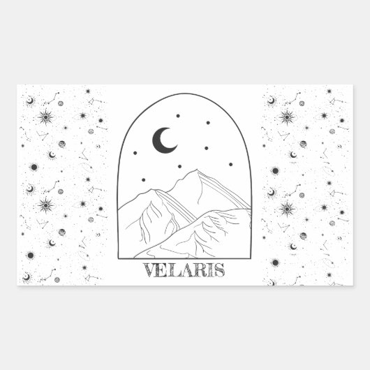Sticker Rectangulaire Cour des Dreams Velaris (Devant)