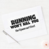 Sticker Rectangulaire Courir ne te tuera pas (Enveloppe)