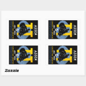 Sticker Rectangulaire Course Internationale De Moto 1935 (Feuille)