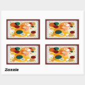 Sticker Rectangulaire Couture (Feuille)