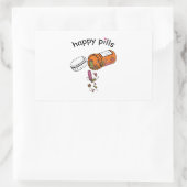 Sticker Rectangulaire Couture | Joyeuses pilules coudre (Sac)