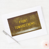 Sticker Rectangulaire Couvercle de téléphone de mine Claymore Mk I face (Enveloppe)