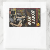 Sticker Rectangulaire Couvercle sale (Sac)