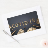 Sticker Rectangulaire Covid-19 (Enveloppe)