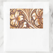 Sticker Rectangulaire Cowboy Mode Western Pays Cuir à outils (Sac)