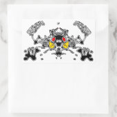 Sticker Rectangulaire Crabe malin (Sac)