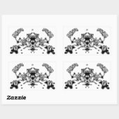 Sticker Rectangulaire Crabe malin 3 (Feuille)