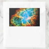 Sticker Rectangulaire Crabe Nebula Supernova Resnant Hubble Photo de l'e (Sac)