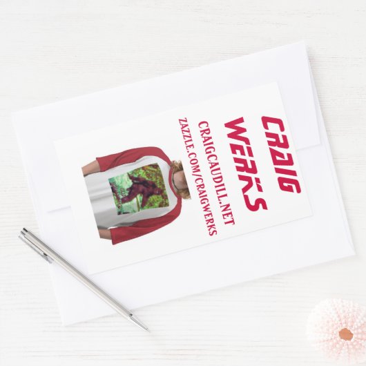 STICKER RECTANGULAIRE CRAIGWERKS (Enveloppe)