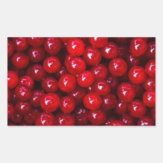 Sticker Rectangulaire Cranberry (Devant)