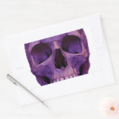 Sticker Rectangulaire Crâne (Enveloppe)