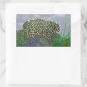 Sticker Rectangulaire Crapaud commun (Sac)