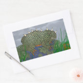 Sticker Rectangulaire Crapaud commun (Enveloppe)