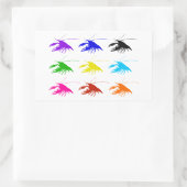 Sticker Rectangulaire Crawfish (Crayfish) (Sac)