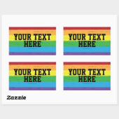 Sticker Rectangulaire CREATE-YOUR-YOUR do-it-yourself modèle personnalis (Feuille)