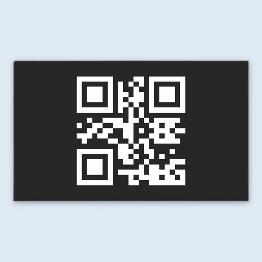 Sticker Rectangulaire Création instantanée de code QR (en entrant votre 