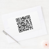 Sticker Rectangulaire Création instantanée de code QR (en entrant votre  (Enveloppe)