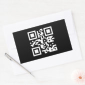 Sticker Rectangulaire Création instantanée de code QR (en entrant votre  (Enveloppe)
