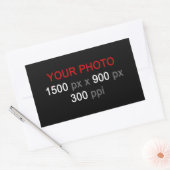 Sticker Rectangulaire Créations personnelles (Enveloppe)